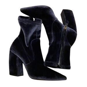 Prada Velvet Boots Sz 37.5